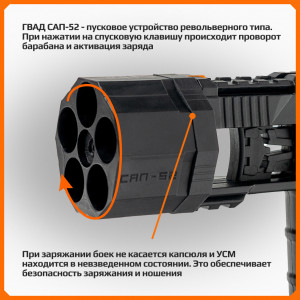 Пусковое устройство ГВАД САП-52 (пятизарядное) Пусковое устройство ГВАД САП-52 (пятизарядное)
