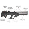 Пневматическая винтовка Hatsan BullMaster (PCP, 3 Дж, п/автомат) 5,5 мм